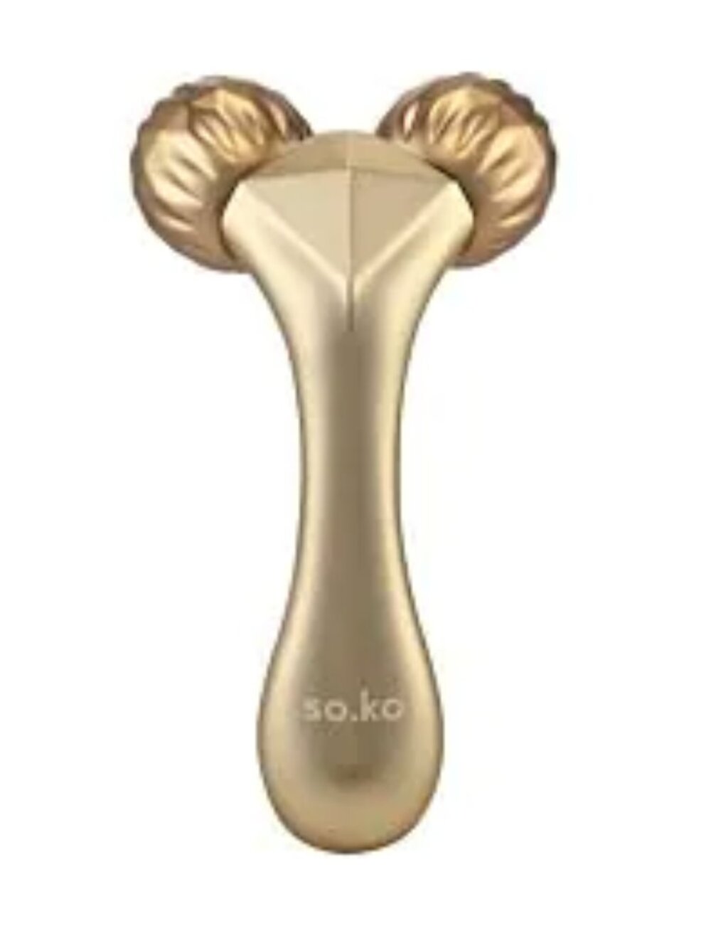 so.ko Golden Face Massager - Waterproof 3D Roller - Brand New in Box